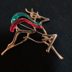 Christmas Reindeer Brooch